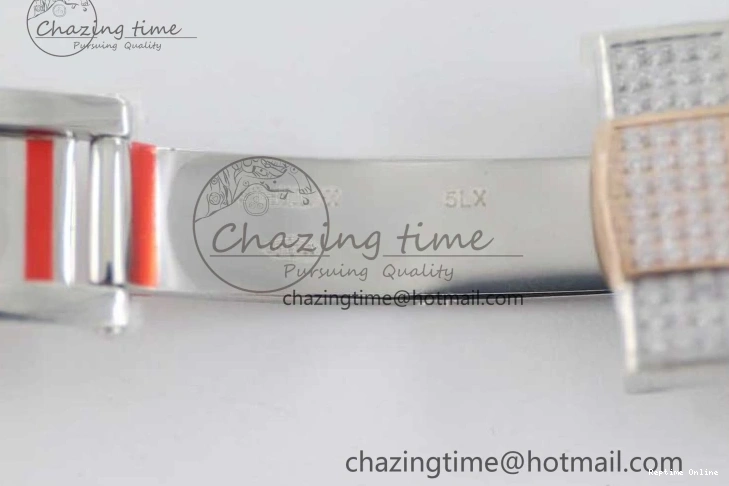 1225 Affordable Datejust 41 SS RG Full Diamonds TWF 1:1 Best Edition Arabic Markers Dial on Jubilee Bracelet A 2385